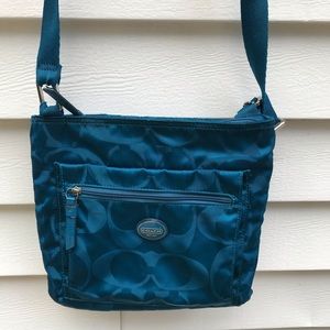 Coach Turquoise Crossbody Purse